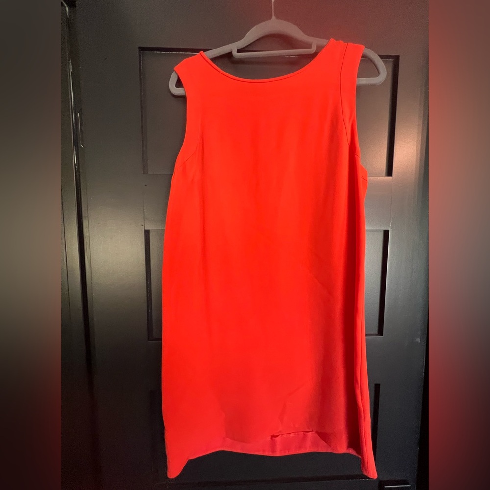 Joie Vibrant Orange Sleeveless Dress